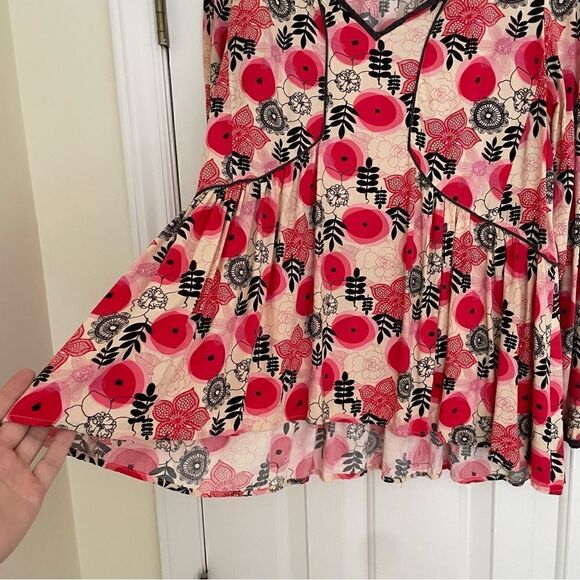 Matilda Jane Mistletoe Magic High Low Peplum Tunic Size S - Picture 7 of 11